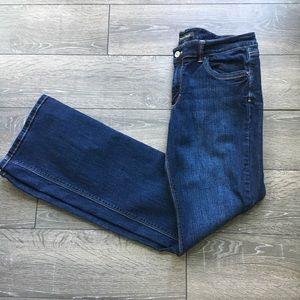 White House Black Market Boot Leg Dark Wash Jean